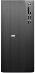 Dell Pro Tower Essential QVT1260 : Intel Core i3 14100 (12MB cache, 4 Cores, 8 Threads, up to 4.7GHz), 8GB, 8GBx1, DDR5, - TAR - BTO001_QVT1260_EMEA-TAR