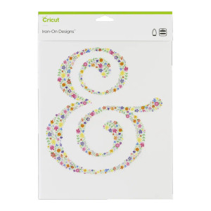 2004927 - CRICUT IRON ON DESIGNS FLORAL AMPERSAND 8.5X12