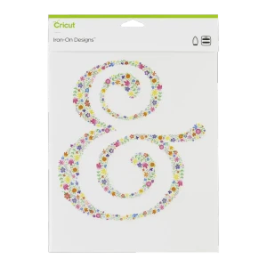2004927 - CRICUT IRON ON DESIGNS FLORAL AMPERSAND 8.5X12