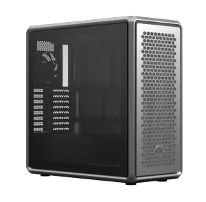 Cooler Master MasterFrame 600, Midi Tower, PC, Silver, ATX, ITX, micro ATX, Aluminium, SGCC, Tempered glass, 19 cm