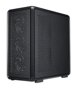 Cooler Master MasterFrame 600, Midi Tower, PC, Black, ATX, ITX, micro ATX, Aluminium, SGCC, Tempered glass, 19 cm