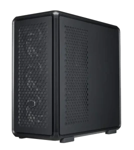 Cooler Master MasterFrame 600, Midi Tower, PC, Black, ATX, ITX, micro ATX, Aluminium, SGCC, Tempered glass, 19 cm