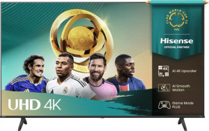 Hisense 75A6Q, 190.5 cm (75"), 3840 x 2160 pixels, 4K Ultra HD, Smart TV, Wi-Fi, Black