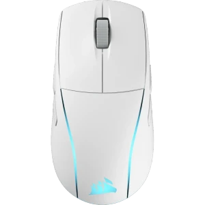 Corsair M75 Wireless Lightweight RGB Gaming Mouse;Slip[stream + Bluetooth; White. 