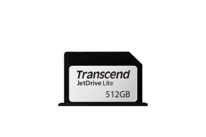 Transcend JetDrive Lite 330, 512 GB, 95 MB/s, 75 MB/s, Dust resistant, Shock resistant, Water resistant, Black