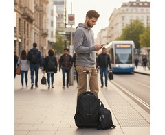 1680D Trolley Laptop Backpack - GSR - BAG065B