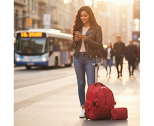 1680D Trolley Laptop Backpack - GSR - BAG065R