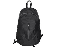 GSR Hikers Backpack BAG127B - Black Ripstop Polyester Outdoor Bag