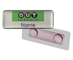Name Badge Magnet Clip - STD Size (60mm x 20mm) - GSR - NAME-M_60x20