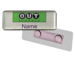 Name Badge Magnet Clip - STD Size (70mm x 30mm) - GSR - NAME-M_70x30