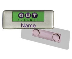 Name Badge Magnet Clip - STD Size (70mm x 30mm) - GSR - NAME-M_70x30