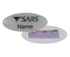Name Badge Pin Clip - STD Size (65mm x 25mm) - GSR - NAME-P_65x25