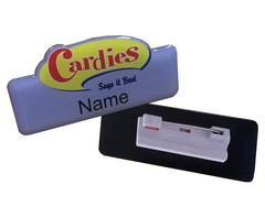 Custom Name Badge - Pin Clip - GSR - NAME-P_Custom