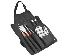 Wooden Braai Set Apron - GSR - P143