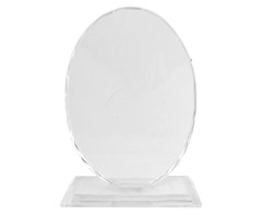 Crystal Trophy Oval – GSR P2245 for Academic and Achievement Recognition