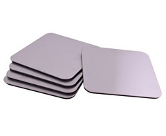 GSR S/S Coaster Set (6-Piece) with Non-Slip Base - P2406