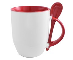 Sublimation Whirl Mug & Spoon - GSR - P2428R