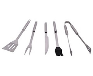 5-Piece Stainless Steel Braai Set - GSR - P2471