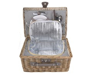 2-Person Wicker Picnic Basket - GSR - P2483