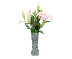 Flower Vase - Spiral - GSR - P902Bw