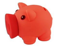 Rubber Piggy Bank - GSR - P942