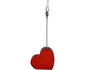 Memo Clip - Heart - P967R Memo Clip - Heart - P967R