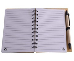 Bamboo Mid-Size Notebook & Pen - GSR - ST325B
