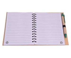 Thick Recycle Notebook & Pen - GSR - ST326I