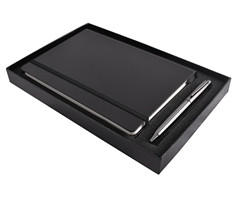 Flexi Notebook & Rhombus Pen Set - GSR - ST331SetB