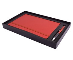 Flexi Notebook & Teardrop Pen Set - GSR - ST331SetR