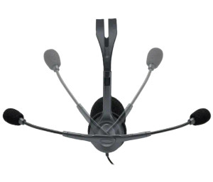 Logitech H110 Stereo Headset, Wired, Office/Call center, 20 - 20000 Hz, 74 g, Headset, Grey
