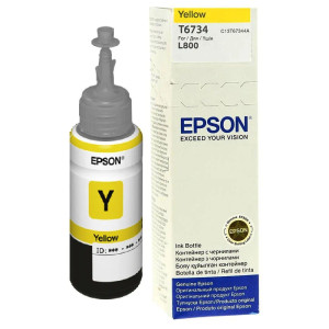 Epson T6734 Yellow ink bottle 70ml, Standard Yield, Pigment-based ink, 1 pc(s)