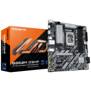 GIGABYTE Intel® B860 Chipset for LGA 1851; 4x DDR5; 2x M2; HDMI/DP; mATX. 