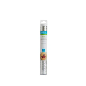 Cricut 2006626, Heat transfer vinyl roll, Smooth heat transfer vinyl, Silver, Pattern, Glossy, 305 mm