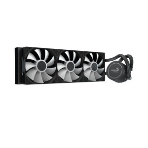 Aerocol Abyss L360 Black - 360mm ARGB Liquid Cooler - Intel LGA1851/LGA1700   - AMD AM4/AM5. 