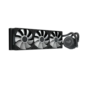 Aerocol Abyss L360 Black - 360mm ARGB Liquid Cooler - Intel LGA1851/LGA1700   - AMD AM4/AM5. 