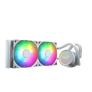 Aerocol Abyss L240 White - 240mm ARGB Liquid Cooler - Intel LGA1851/LGA1700   - AMD AM4/AM5. 