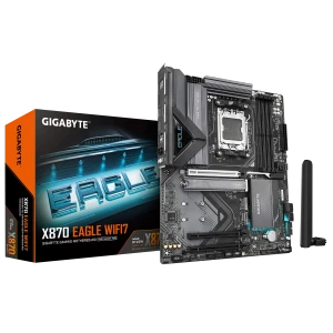 GIGABYTE AMD X870 Chipset for AMD AM5; 4x DDR5; 3x M2; HDMI/2 x USB4® USB Type-C®; ATX. 