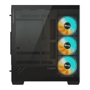 Gigabyte C500 Panoramic Stealth ATX Chassis; 1x 3.5'' | 2x 2.5'' Drive Bays; 360mm Radiator compatible; 4x 120mm ARGB fan incl; 