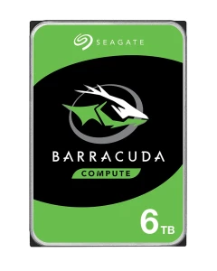Seagate Barracuda 6TB, 6 TB, 5400 RPM, 256 MB, 3.5", Serial ATA III