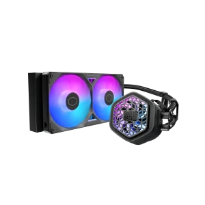 Cooler Master MasterLiquid Atmos II 240 VRM Fan Black, Liquid cooling kit, 12 cm, 240.35 m³/h, Black