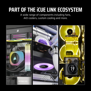 Corsair iCUE LINK LX140-R RGB, Fan, 14 cm, 2000 RPM, White