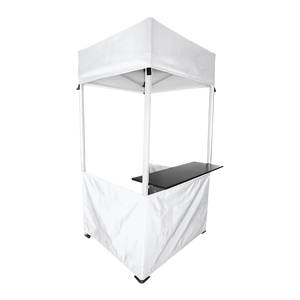 1x1 Aluminium Kiosk with Shelf