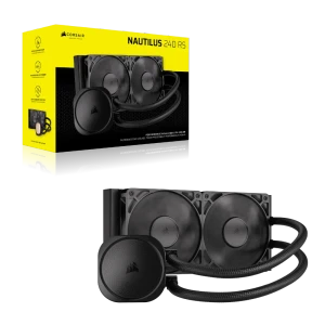 Corsair NAUTILUS 240 RS, Air cooler, 2100 RPM, 74.37 cfm, Black