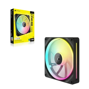 Corsair CO-9051027-WW, Fan, 14 cm, 350 RPM, 2000 RPM, 84.7 cfm, Black
