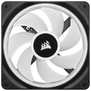 Corsair CO-9051001-WW, Fan, 12 cm, 480 RPM, 2400 RPM, 63.1 cfm, Black, White