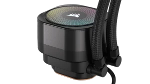 Corsair NAUTILUS 240 RS ARGB Liquid, Air cooler, 2100 RPM, 34 dB, 74.37 cfm, Black