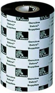 Zebra 5095 Resin Ribbon, G-series, TLP284x/TLP384x, TLP274x/264x, T402, R402, R-2844Z, Black, White, 6.4 cm, 74 m, 1.27 cm, 64mm x 74m