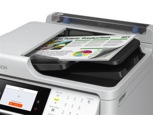 Epson WorkForce Pro WF-M5899DWF, Inkjet, Mono printing, 1200 x 2400 DPI, A4, Direct printing, Black, White