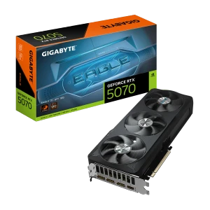 GIGABYTE GeForce RTX 5070 EAGLE OC SFF 12G Graphics Card - 12GB GDDR7, 192bit, PCI-E 5.0, 2587 MHz Core Clock, 3 x DP 2.1a, 1 x HDMI 2.1b, NVIDIA DLSS 4, GV-N5070GAMING OC-12GD, GeForce RTX 5070, 12 GB, GDDR7, 192 bit, 7680 x 4320 pixels, PCI Express x16 5.0